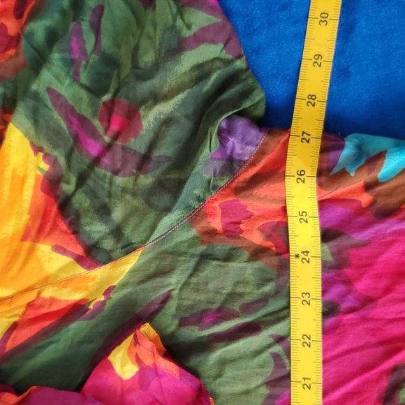 VTG Gitano 90's blouse with bright bold colors - Picture 5 of 11